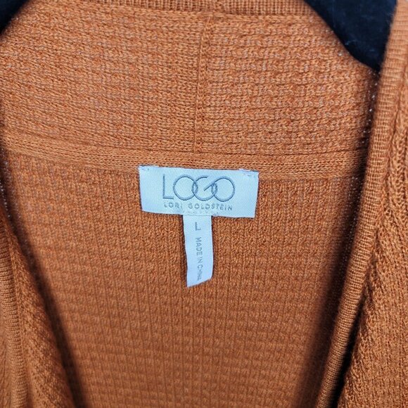 LOGO By Lori Goldstein Cardigan Womens Large - Picture 4 of 6